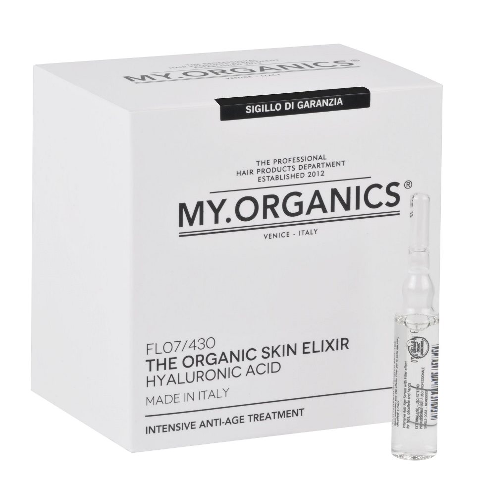 THE ORGANIC SKIN ELIXIR HYALURONIC ACID 6 VIALS Objem: 6 x 6 ml