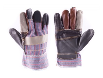 Arbeitshandschuhe 10", Leder mit Textil