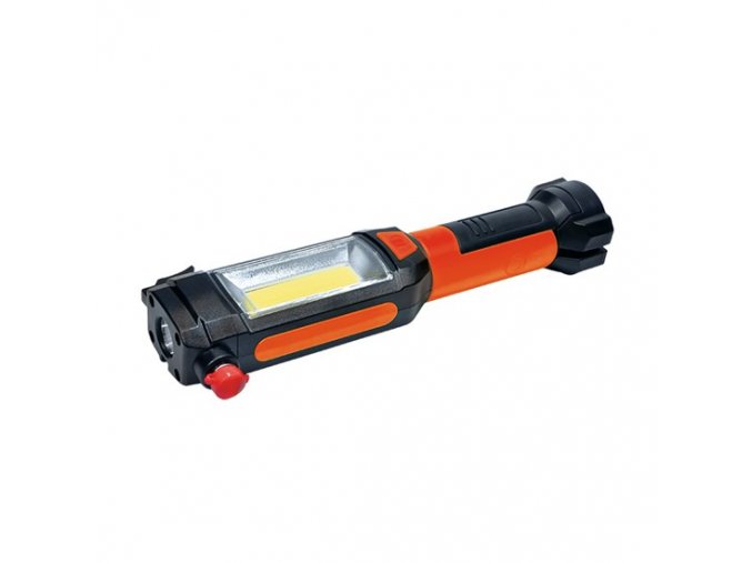 Solight multifunkční LED světlo, 3W COB + 1W LED, klip, magnet, flexibilní, 3x AAA, WL112 1