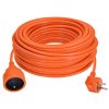 Solight prodlužovací přívod spojka, 1 zásuvka, 30 m, 3 x 1,5mm2, oranžová PS08 2
