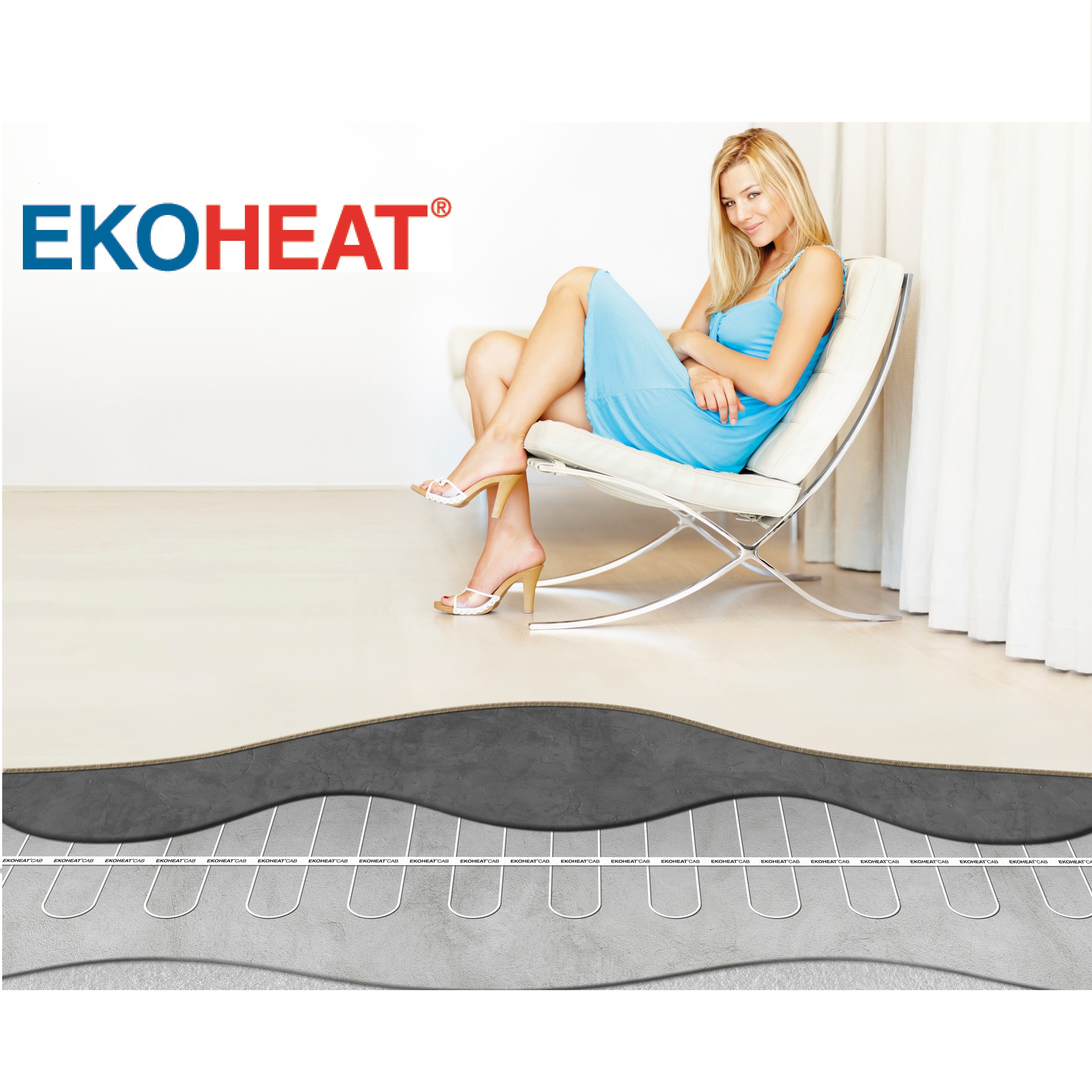 Elektrické podlahové vytápění systémem EKOHEAT