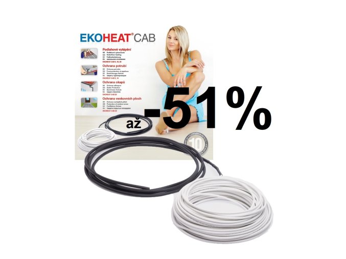 EKOHEAT CAB krabice a kabel sleva až 51%