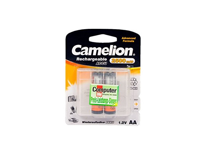 aa nabijeci baterie camelion nimh 2500mah 2 ks