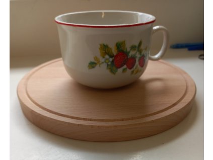 Prkénko kulaté s drážkou 23cm
