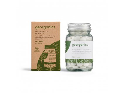 georganics prirodni zubni pasta v tabletkach tea tree 120 ks