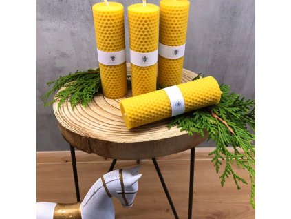 vyr 866adventni svicky 14 cm ze vceliho vosku stacene 4 ks skvely triko