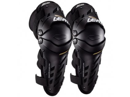 Leatt dual axis knee guard black pair