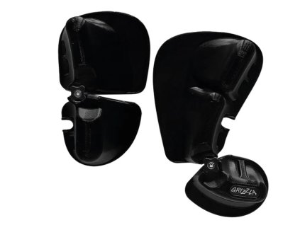 Grizzla Pads Flow Big (černé) s velkro