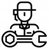 car service avatar mechanic repair