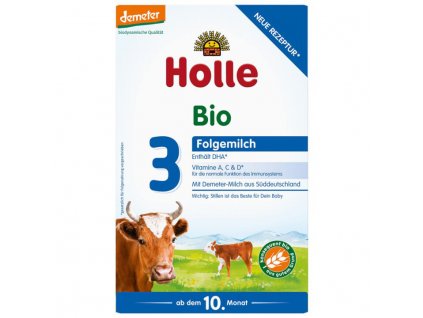 Holle BIO Organické pokračovací mléko Formule 3 600 g