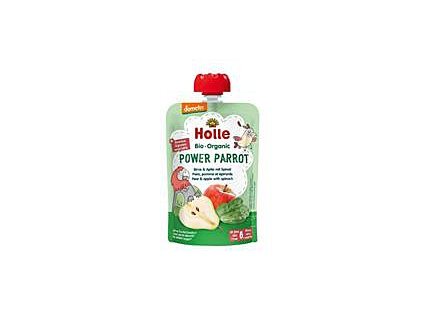 Holle bio pyré Power Parrot Hruška s jablkem a špenátem