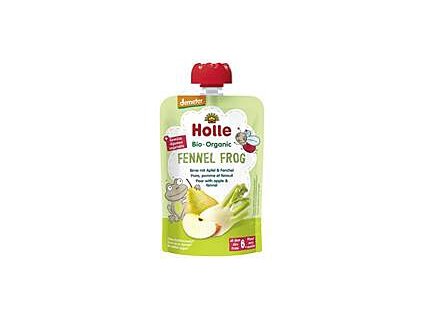 Holle BIO pyré Fennel Frog hruška, jablko, fenykl 100 g