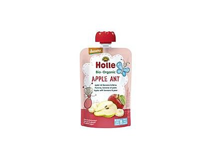 Holle BIO pyré Apple Ant Jablko a banán s hruškou 100 g