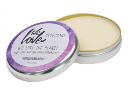 We love the planet Lovely Lavender deodorant v plechovce
