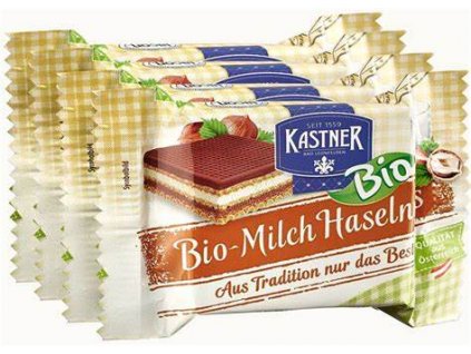 Kastner Bio sušenka s mléčno oříškovou náplní 4x25 g pack