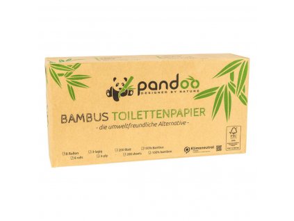 Pandoo Bambusový toaletní papír 8 ks