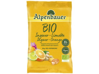 Alpenbauer zázvorové citrusove bonbony