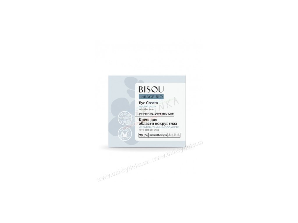BISOU-ANTI-AGE BIO: Krém na oční kontury „Multivitamín mládí“ 15ml