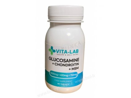 VITA-LAB Glukosamin + chondroitin + MSM 90tbl.
