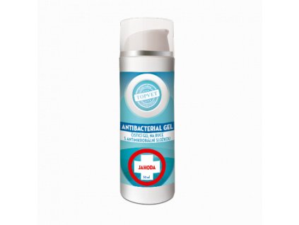 GREEN IDEA Čisticí gel na ruce s antimikrobiální složkou - Jahoda 50 ml