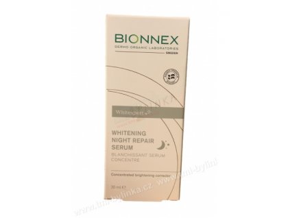 BIONNEX WHITE EXPERT: Bělící noční obnovující sérum 30ml