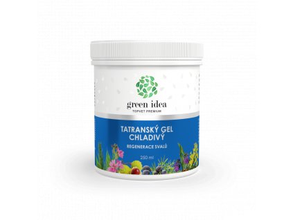 GREEN IDEA Tatranský bylinný gel - chladivý 250 ml