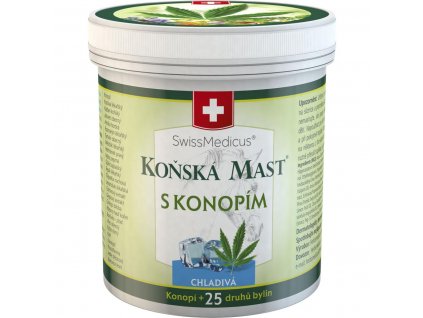 Herbamedicus GmbH Koňská mast s konopím chladivá 250 ml