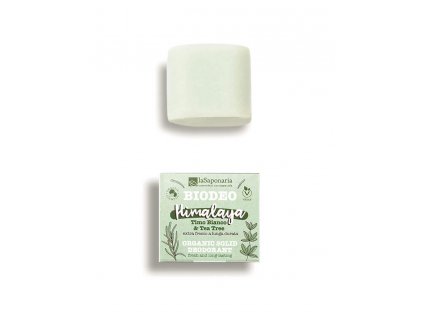 laSaponaria Tuhý deodorant Himalaya BIO (40 g) - se svěží vůní čajovníku a eukalyptu