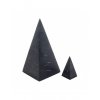 Šungit pyramida jehlan neleštěná 9cm