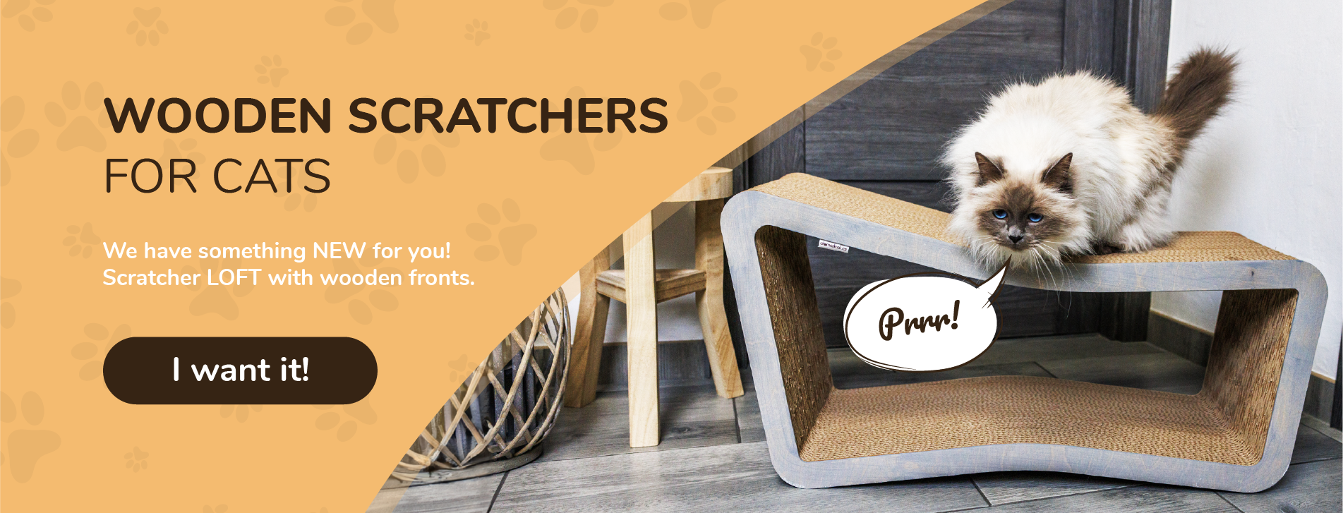 Wooden scratchers LOFT