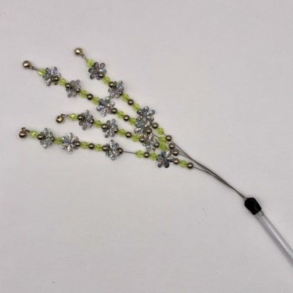 Perlen auf einem stabilen Stab