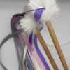 Pastel Ribbon on a Wooden Stick