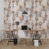 tapeta mockup of the wallpaper behind a neat and modern desk 2702 el1 (2)