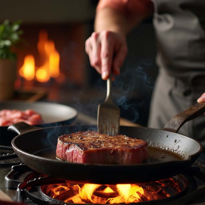 Steak z tuňáka recept na pánvi