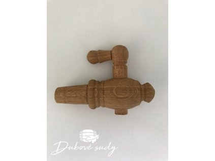 Dřevěný kohoutek tmavý