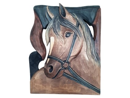 Hlava koně 39x30cm