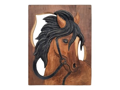 Hlava koně 36,5x28,5