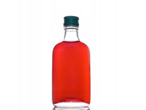 Sklenena Lahev ploskacka 200