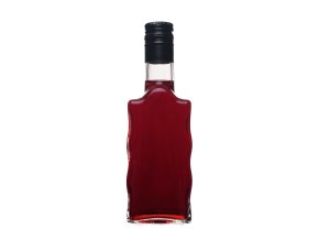 Skleněná láhev na alkohol 200 ml se závitem Fi28