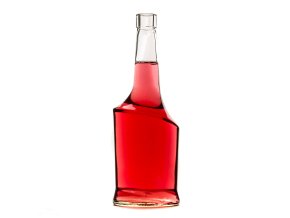 Glasflasche DUET 500 ml mit Verschluss