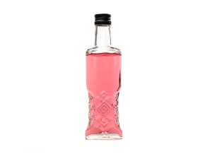 Glasflasche WARSAW 200 ml mit Stopfen