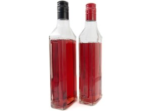 Glasflasche WHISKY 500 ml mit Stopfen
