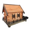 Holz-Wassermühle, Gartendeko