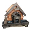 Holz-Wassermühle, Gartendeko