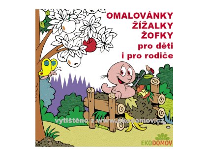 Omalovánky žížalky Žofky pro děti i pro rodiče