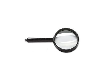 Klasická lupa - 5x zvětšení (průměr 8 cm),