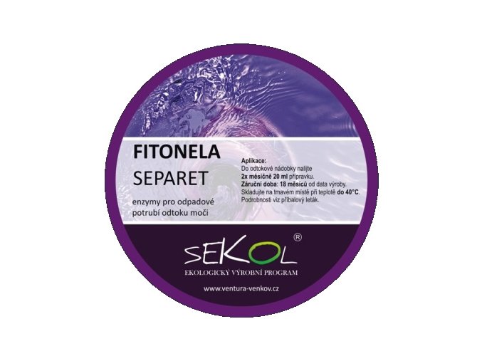 Fitonela separet - enzymy pro separační a kompost. WC (500ml) EXPIRACE