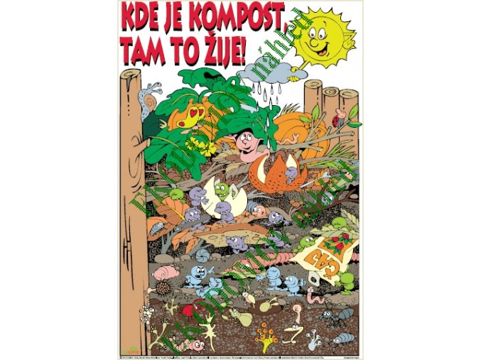 Plakát Kde je kompost tam to žije