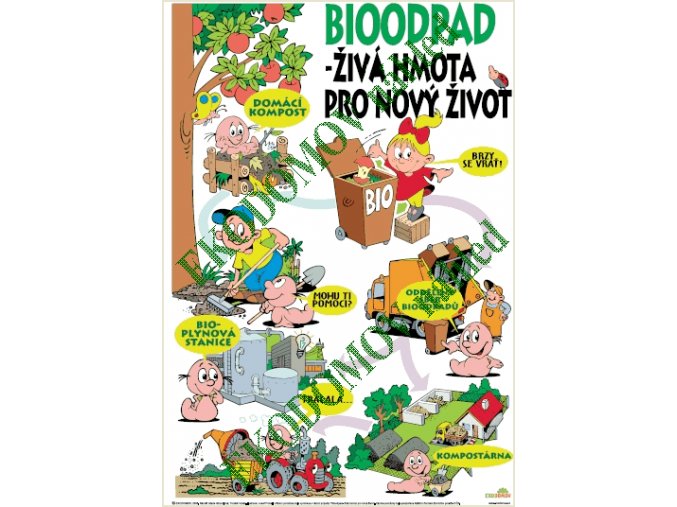 Plakát Bioodpad - živá hmota pro nový život