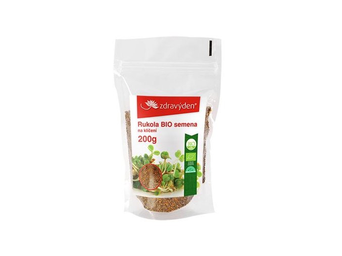 Rukola BIO - semena na klíčení 200g